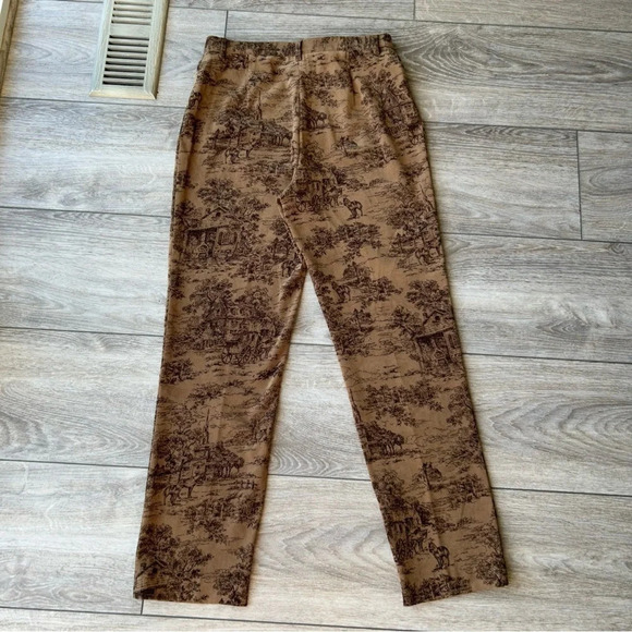 Jones New York Sport Vintage  Countryside Pattern Stretch Trouser Pants - Picture 10 of 13